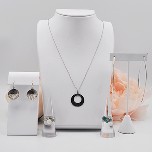 Sterling silver jewelry on a budget. All items here are $50 or less. Shop a selection of earring, necklaces and rings that make the perfect gift. 