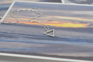 Mini Sterling Silver Water Element Necklace