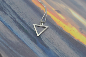 Mini Sterling Silver Water Element Necklace
