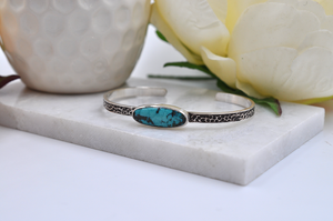 Turquoise Surfboard Cuff Bracelet