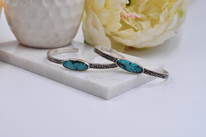 Turquoise Surfboard Cuff Bracelet