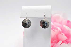 NEW WORKSHOP: SATURDAY, March 2nd • Sterling Silver Hammered Disc Earrings Workshop