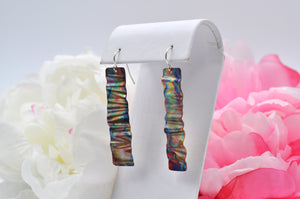 THURSDAY, January 25th • Fire Painted Copper Wave Earrings