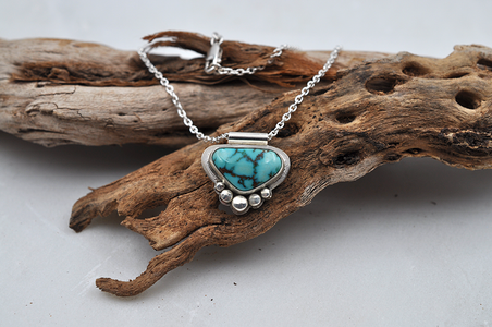 Turquoise Mountain Turquoise Necklace - Tranquil Sky Jewelry Turquoise Mountain Turquoise Necklace - Tranquil Sky Jewelry