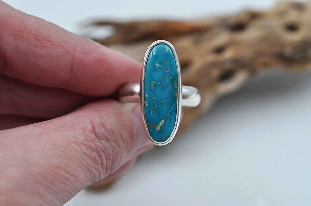 Turquoise Mountain Turquoise RIng • US Size 8.5