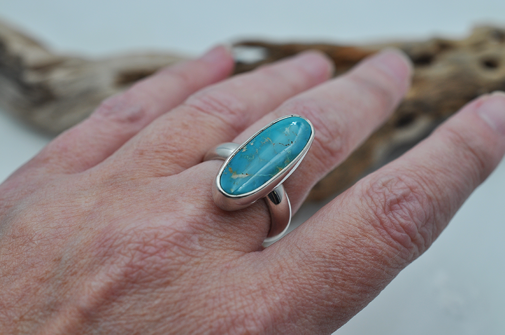 Turquoise Mountain Turquoise RIng • US Size 8.5