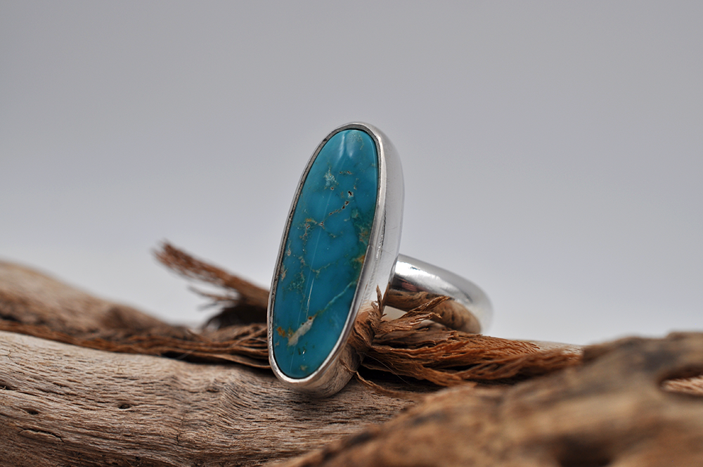 Turquoise Mountain Turquoise RIng • US Size 8.5