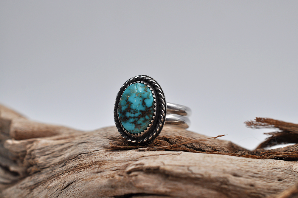 Turquoise Mountain Turquoise Ring • US Size 6