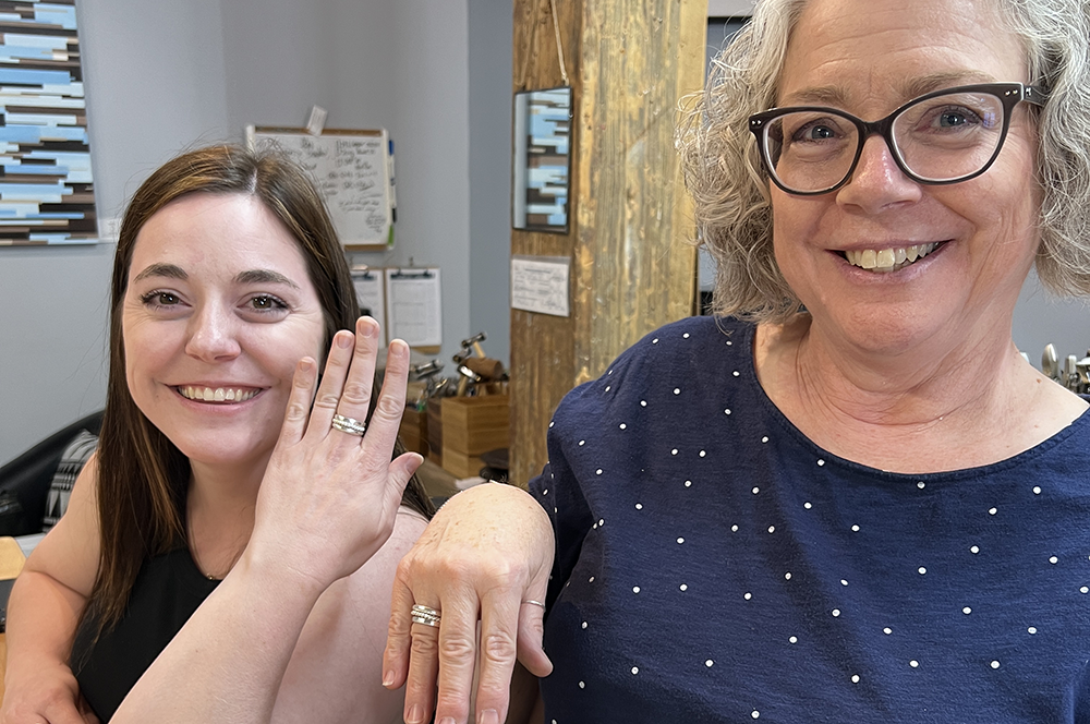 SUNDAY, October 18th • Create Three Sterling Silver Stacking Rings