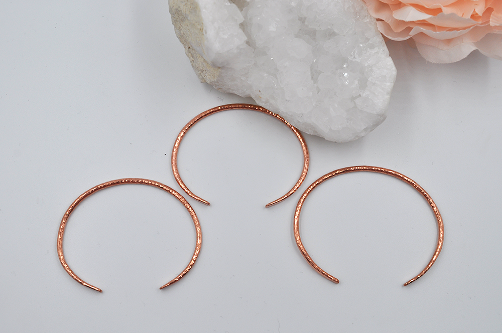 Copper Hammered Cuff Bracelet