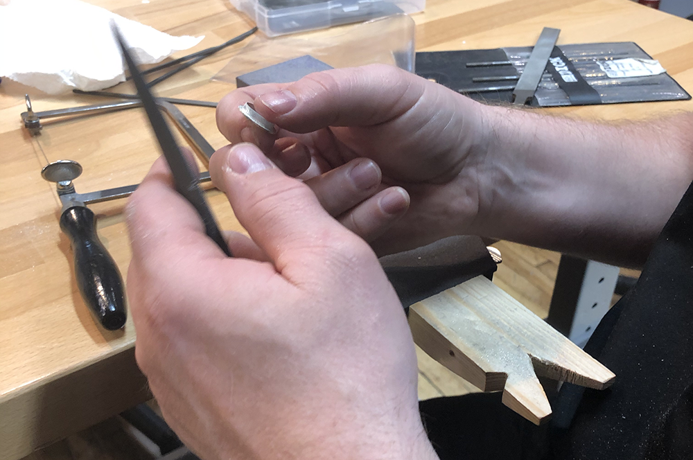 WEDNESDAY NIGHTS: Beginning Class: Stone Ring & Silver Earrings • May 28th -  June 18th