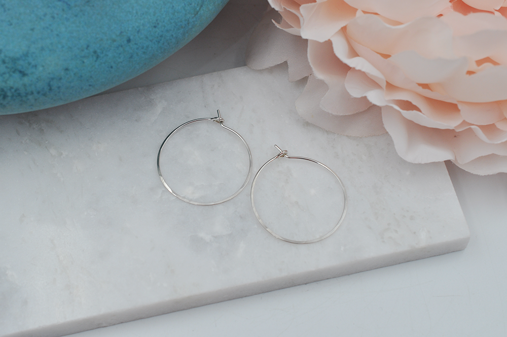 Sterling Silver Classic Hoop Earrings