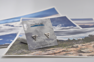 Earth - Air Element Post Earrings in Sterling Silver