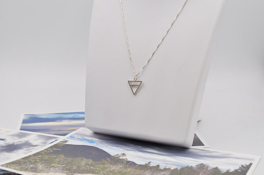 Mini Earth Element Necklace in Sterling Silver