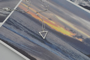 Mini Sterling Silver Water Element Necklace