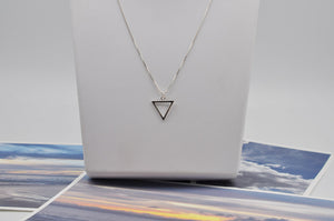 Mini Sterling Silver Water Element Necklace