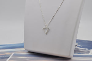 Mini Sterling Silver Water Element Necklace