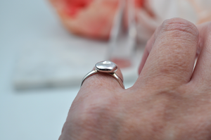 Sterling Silver Nugget Ring • US Size 5.5