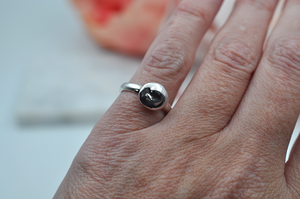 Sterling Silver Nugget Ring • US Size 5.5