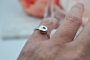 Sterling Silver Nugget Ring • US Size 5.5