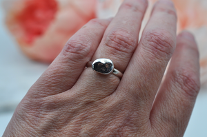 Sterling Silver Nugget Ring • US Size 6