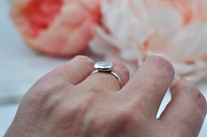 Sterling Silver Nugget Ring • US Size 6