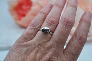 Sterling Silver Nugget Ring • US Size 6
