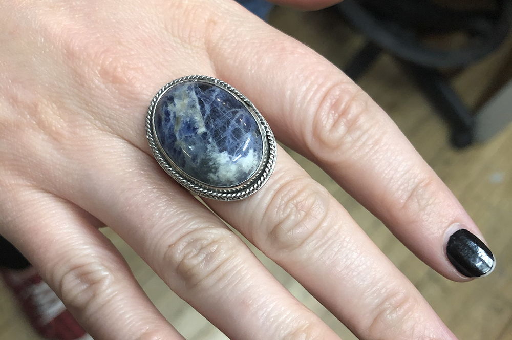 WEDNESDAY NIGHTS: Beginning Class: Stone Ring & Silver Earrings • May 28th -  June 18th
